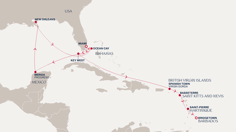 Expedition Cruises | 16-Night Savor the Elixir of Life Iinerary Map